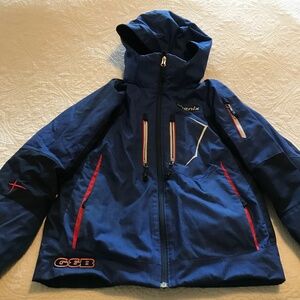 Phenix Ski Jacket - Youth size - Blue/Red